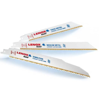 LENOX Gold® nejodolnější pilové listy pro mečové pily na demoliční práce